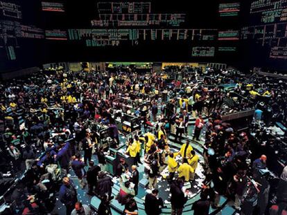 Foto de la Bolsa de Nueva York de Andreas Gursky que ofrece Christie's.