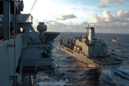 El USNS Rappahannock en una foto de archivo de 2011. 