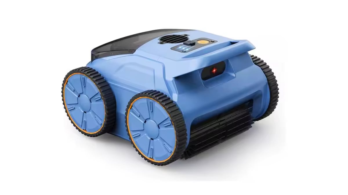 Pool cleaning robot.
