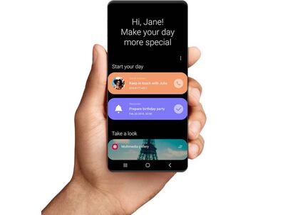 Bixby, el asistente virtual de Samsung.