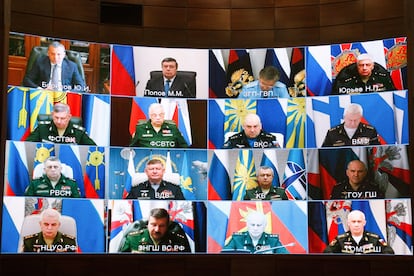 Reunión organizada por el Ministerio de Defensa ruso, el pasado 29 de abril.