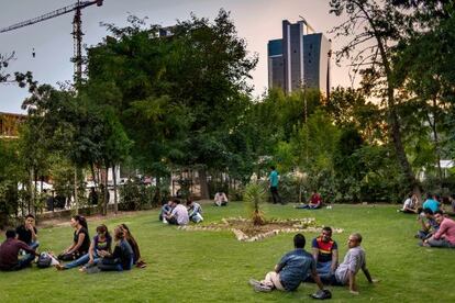 Parque central de Suleimaniya.