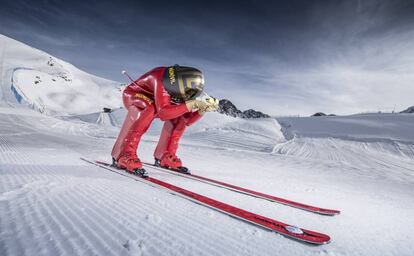 Jan Farrell entrenando en Andorra