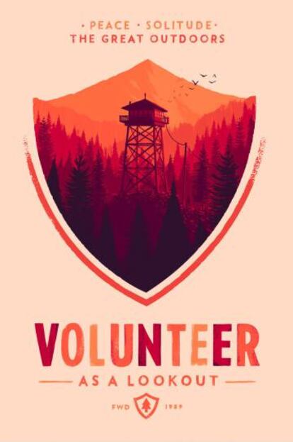 Póster del videojuego 'Firewatch'.