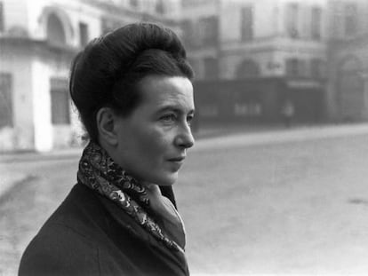 Simone de Beauvoir.