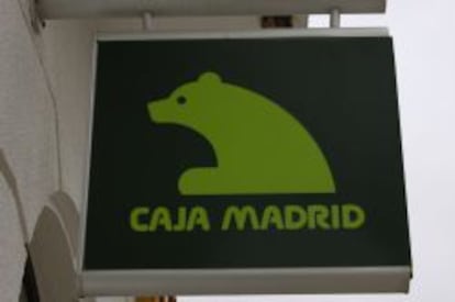 Logotipo de Caja Madrid en una sucursal. EFE/Archivo