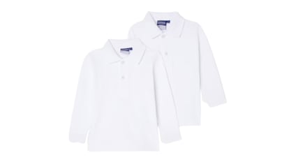 Pack de polos de uniforme manga larga color blanco de El Corte Inglés