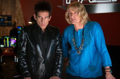 Ben Stiller y, a la derecha, Owen Wilson, en un fotograma de &#039;Zoolander 2&#039;.