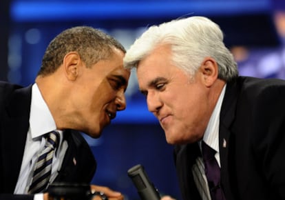 Confidencias de Barack Obama a Jay Leno en la NBC el pasado martes.