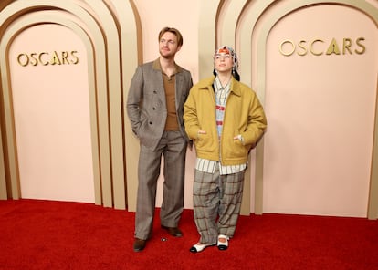 Billie Eilish and Finneas O'Connell, nominated for Best Original Song, for 'What Was I Made For?' from 'Barbie.' 