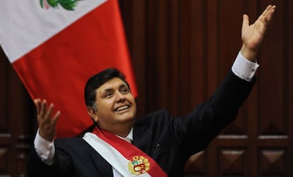El expresidente peruano, Alan García, en una foto de archivo.