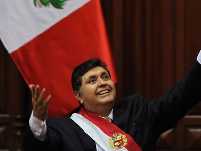 El expresidente peruano, Alan García, en una foto de archivo.