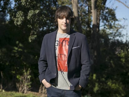 El cuiner Jordi Cruz en la recepció oficial dels premis Ondas de l'any 2013.