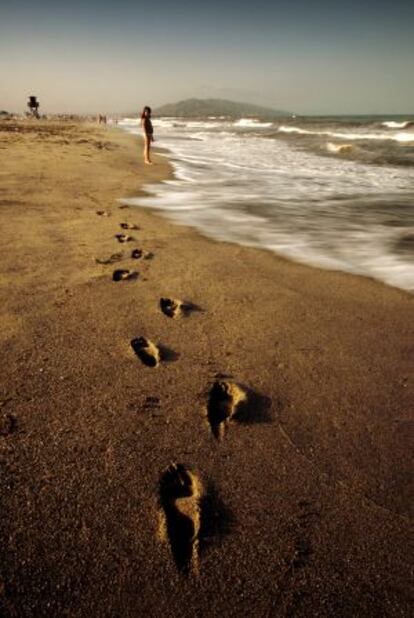 La playa de Vera, en Almería.