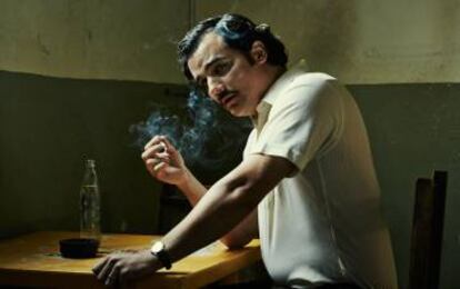 Wagner Moura interpreta al narcotraficante Pablo Escobar en la serie de Netflix 'Narcos'.