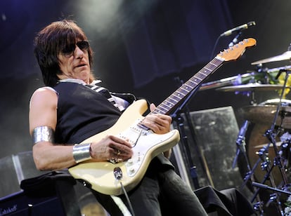 Jeff Beck in a concert at Madison Square Garden (New York) in 2010.