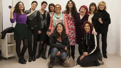 Artistas de la colectiva &#039;Miradas de mujeres&#039;.