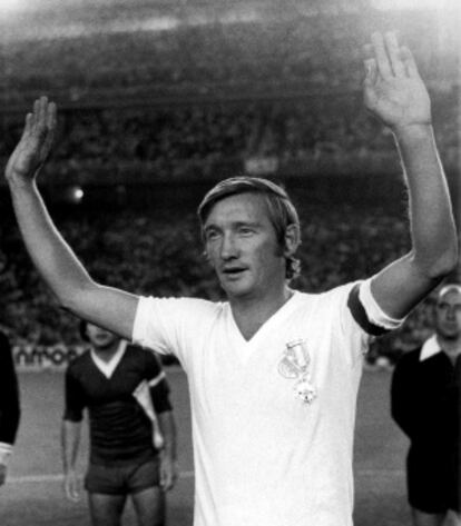 Ignacio Zoco, con la camiseta del Real Madrid.