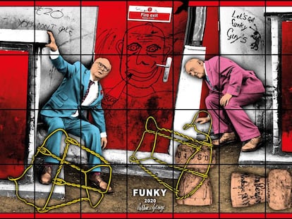'Funky' (2020), de Gilbert & George.