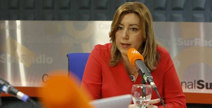 La Presidenta de la Junta de Andalucía, Susana Díaz.