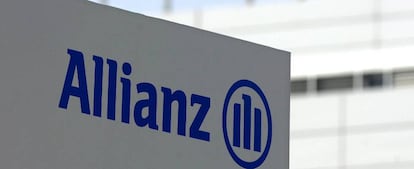 En la imagen, logo de la compañía de seguros Allianz en Unterföhring (Alemania). 