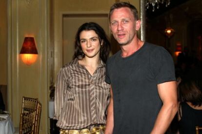 Los actores Rachel Weisz y Daniel Craig