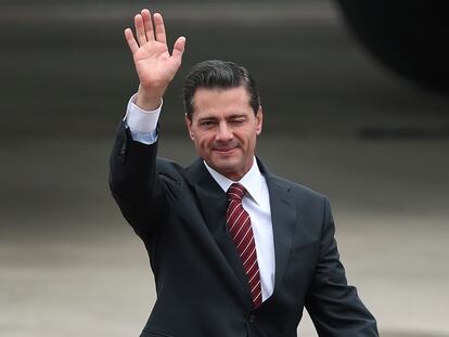 El expresidente de México Enrique Peña Nieto, en 2014, en Ciudad de México.