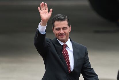 El expresidente de México Enrique Peña Nieto, en 2014, en Ciudad de México.
