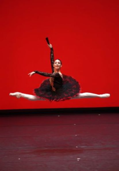 Tamara Rojo, durante su actuación en 'Don Quijote', dirigida por Julio Bocca, en el Teatro Real de Madrid (2009).