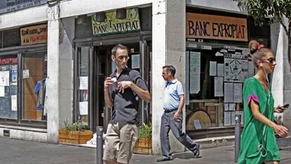 El Banc Expropiat, local ocupat al barri de Gràcia.