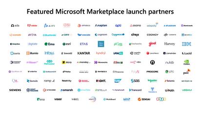 Principales colaboradores de la nueva tienda Microsoft Marketplace