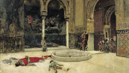 'La matanza de los Abencerrajes', cuadro de Mariano Fortuny.