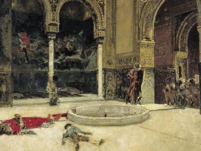 &#039;La matanza de los Abencerrajes&#039;, cuadro de Mariano Fortuny. 