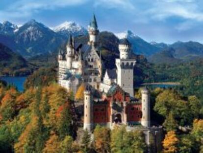 El castillo de Neuschwanstein sirvió de inspiración a Disney.