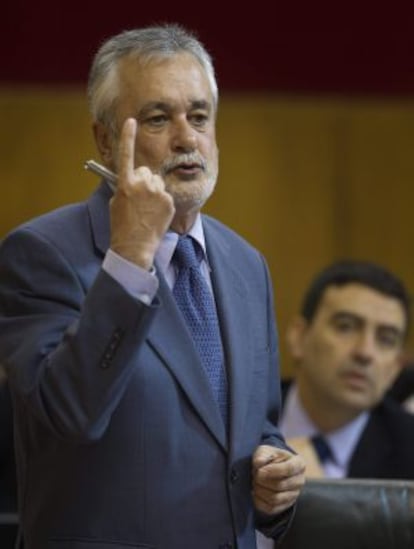 El presidente de la Junta de Andaluc&iacute;a, Jos&eacute; Antonio Gri&ntilde;&aacute;n.