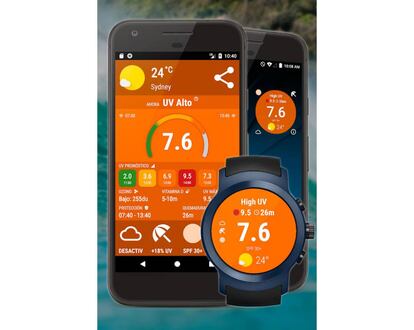 Esta app nos permite conocer en tiempo real el índice de radiación UV con gran precisión