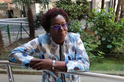 La científica camerunesa Sara Eyangoh, galardonada en los Premios de la Fundación Anesvad 2025, en una fotografía tomada el 8 de mayo en Bilbao.
