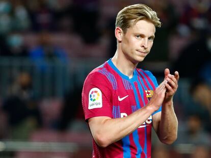 Frenkie de Jong, durante un encuentro de la temporada pasada.