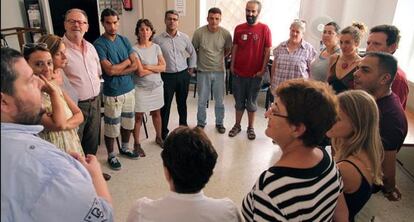 Uno de los grupos de trabajo que participa en el programa de Andaluc&iacute;a Acoge. 