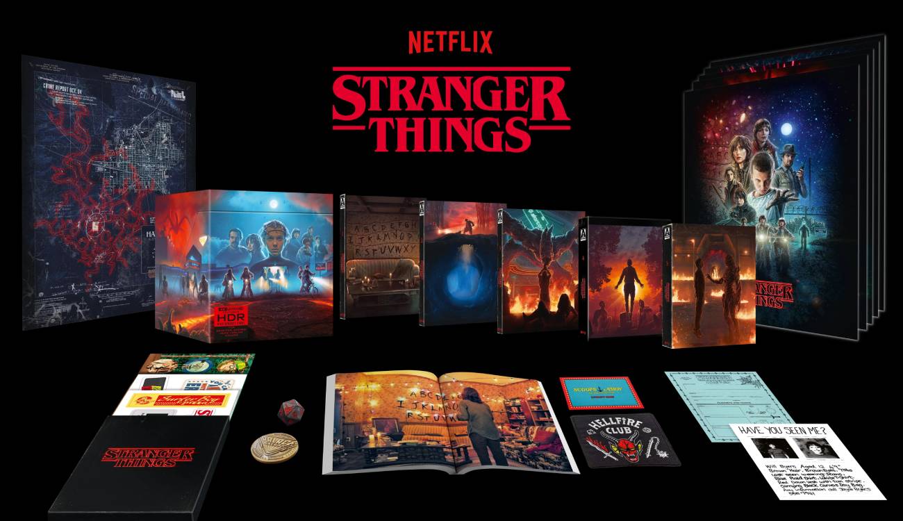 Stranger Things tendrá edición física completa: 25 discos en Blu-ray y 4K UHD