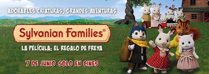 Cartel oficial de la película 'Sylvanian Families La película: el regalo de Freya'