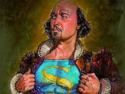 Obra de Mathew McFarren que se utilizó en el cartel de la edición de 2006 del Shakespeare Festival de Colorado. Fue en verano y las entradas volaron.