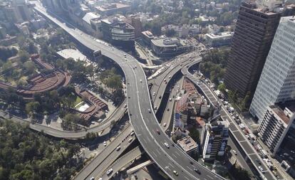 Tramo de la autopista Urbana Norte, operada por OHL en Ciudad de M&eacute;xico.