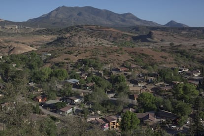 Una vista general del viejo Cananea  