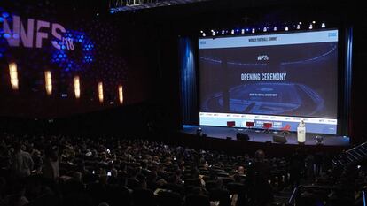 Inauguración del World Football Summit de 2018.