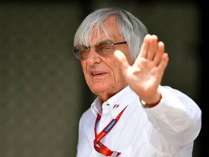 Bernie Ecclestone.