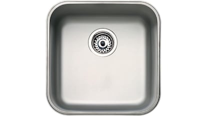 Vista del fregadero bajo con descuento en Amazon.