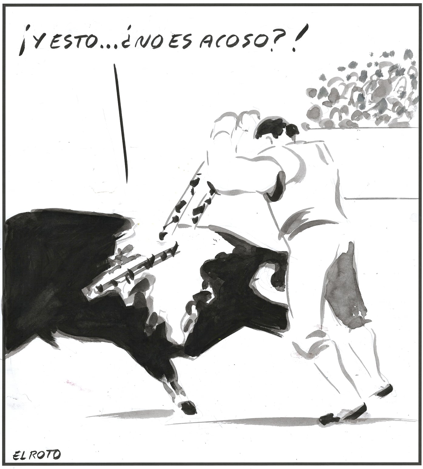 El Roto: acoso