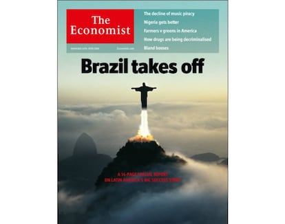 "Brazil takes off". En noviembre de 2009 el protagonista fue Brasil y su despegue económico.