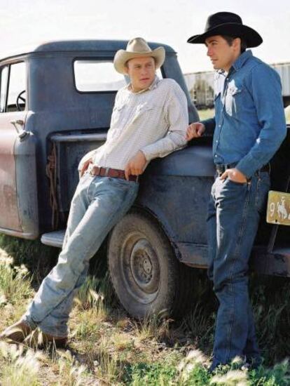 Heath Ledger, en la cinta 'Brokeback Mountain'.